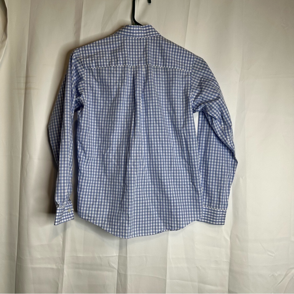 Brooks Brothers boys blue and white button up med - Picture 5 of 9